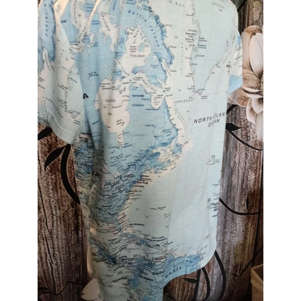 Exclusive Tee North Atlantic Ocean," "Brazil," and "Labrador Sea" - Picture 4 of 6